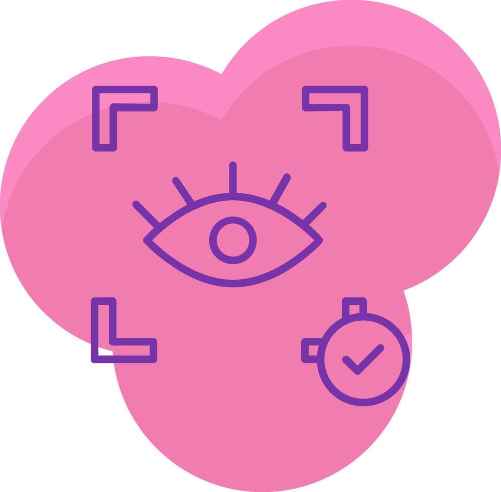 Eye Recognition Icon Design Symbol vector