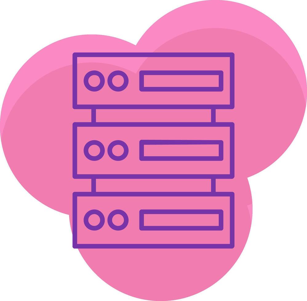 Database Icon Design Symbol vector