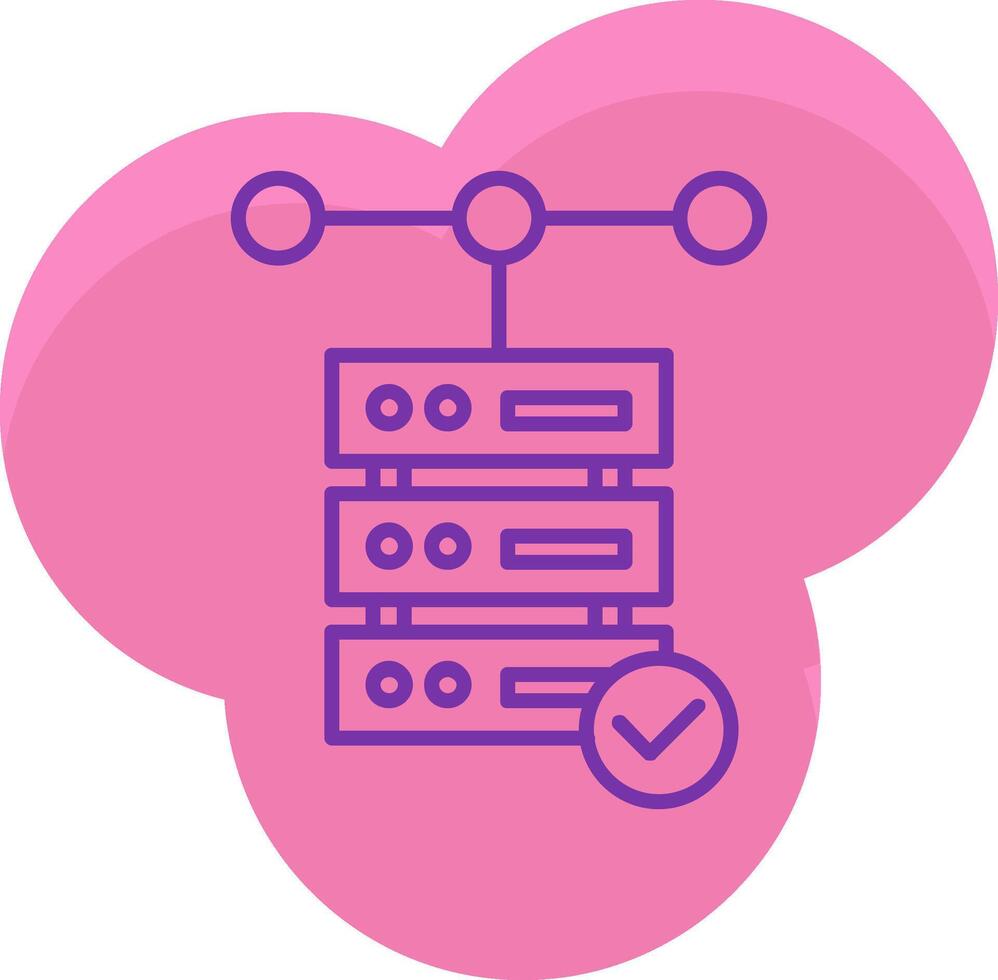 Database Icon Design Symbol vector