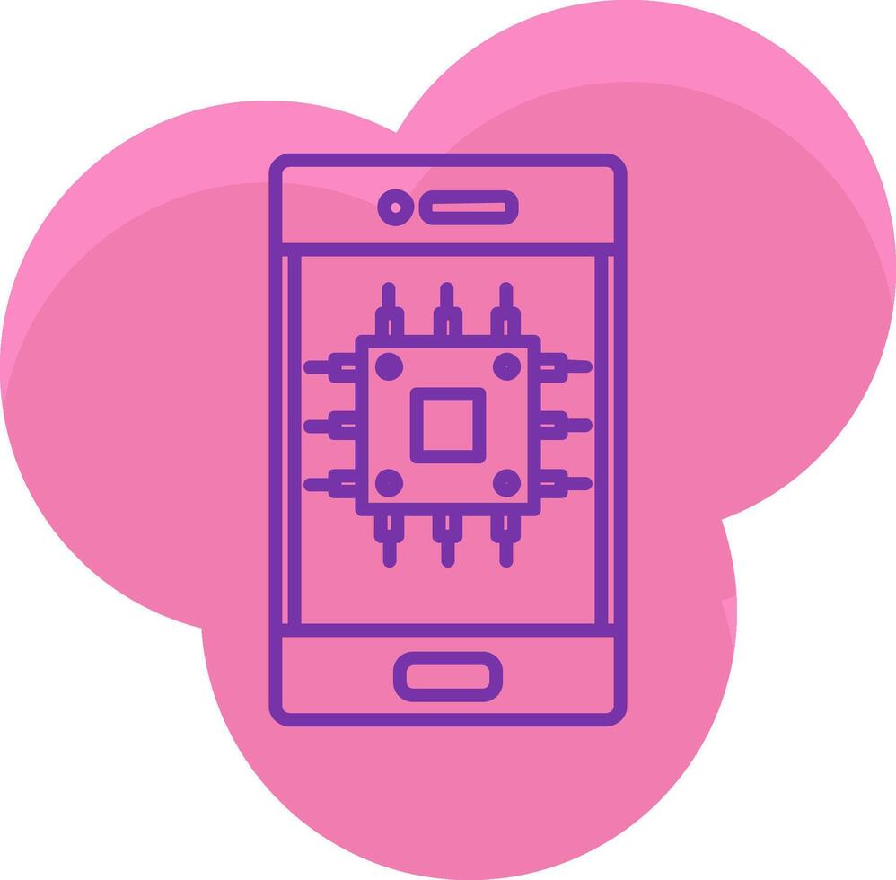 Cpu Icon Design Symbol vector