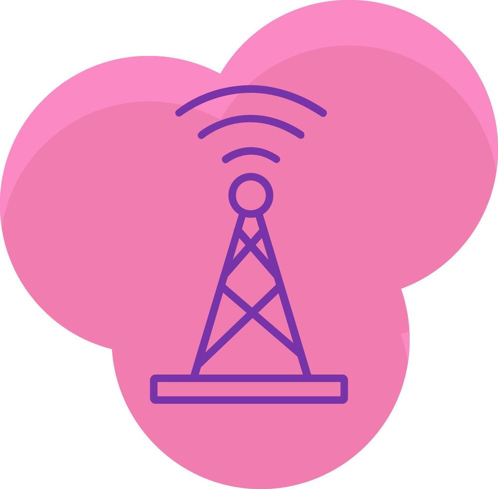 Broadcast Icon Design Symbol vector