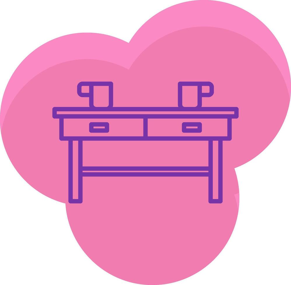 Coffee Table Icon Design Symbol vector
