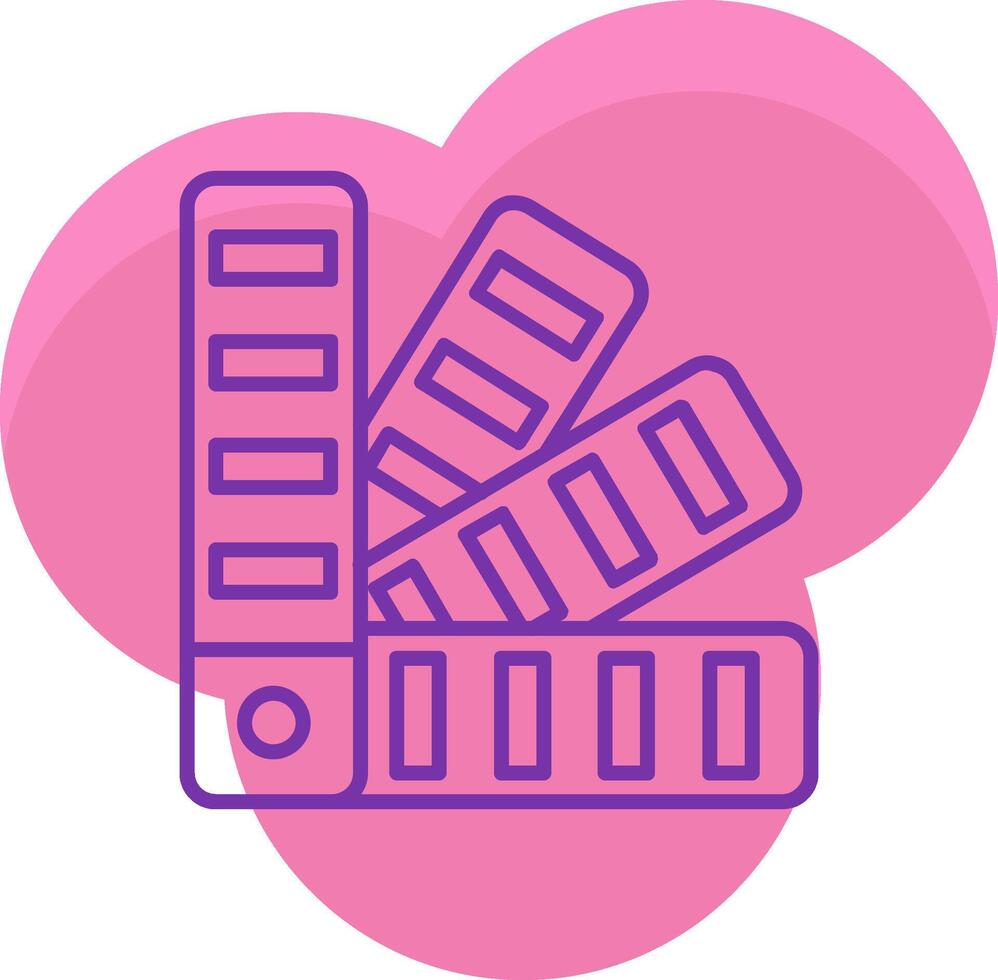 Color Palette Icon Design Symbol vector