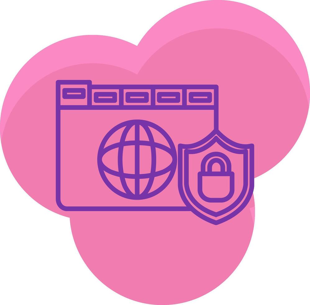Browser Icon Design Symbol vector