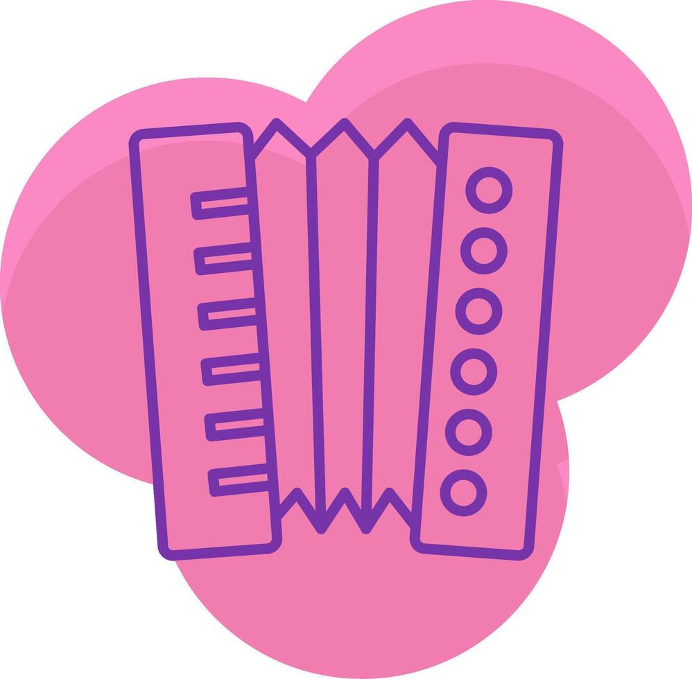 Accordion Icon Design Symbol vector