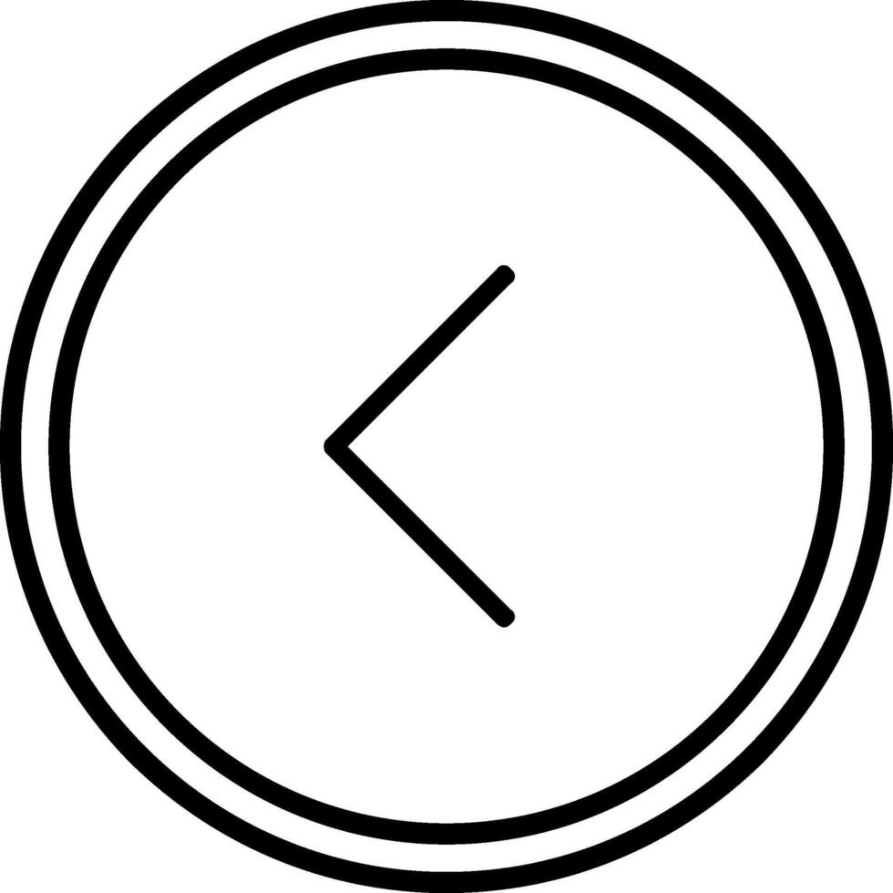 Back Icon Design Symbol vector