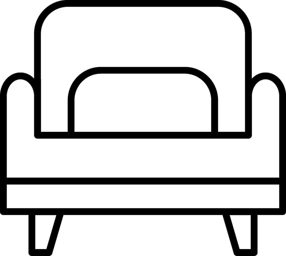 Armchair Icon Design Symbol vector