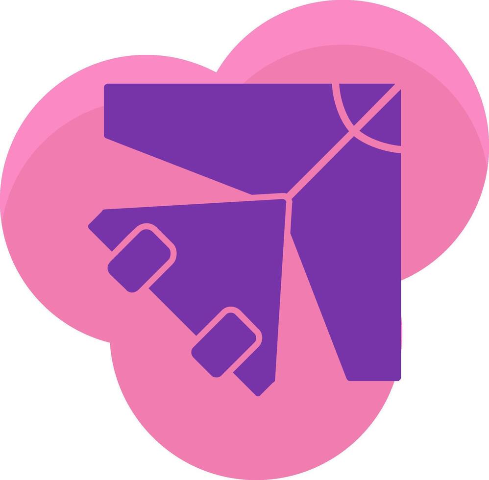 Glider Icon Design Symbol vector