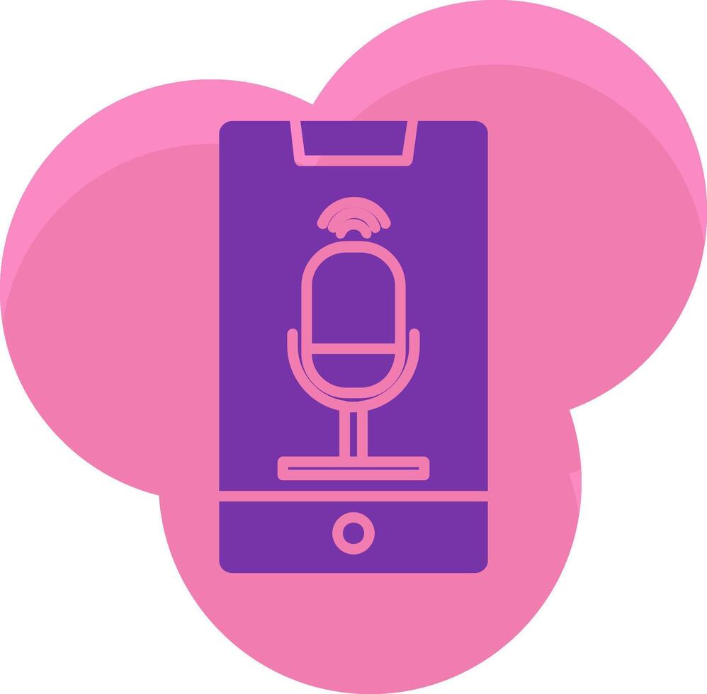 Voice Control Icon Design Symbol vector