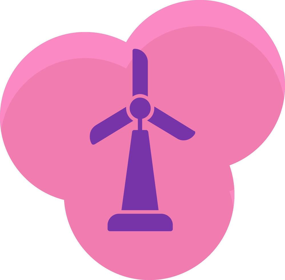 Wind Turbine Icon Design Symbol vector