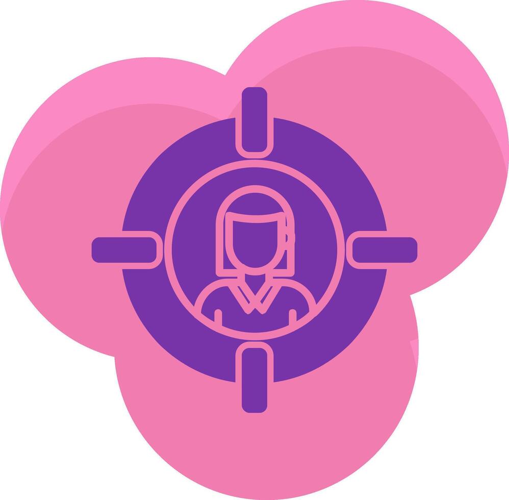 Target Icon Design Symbol vector