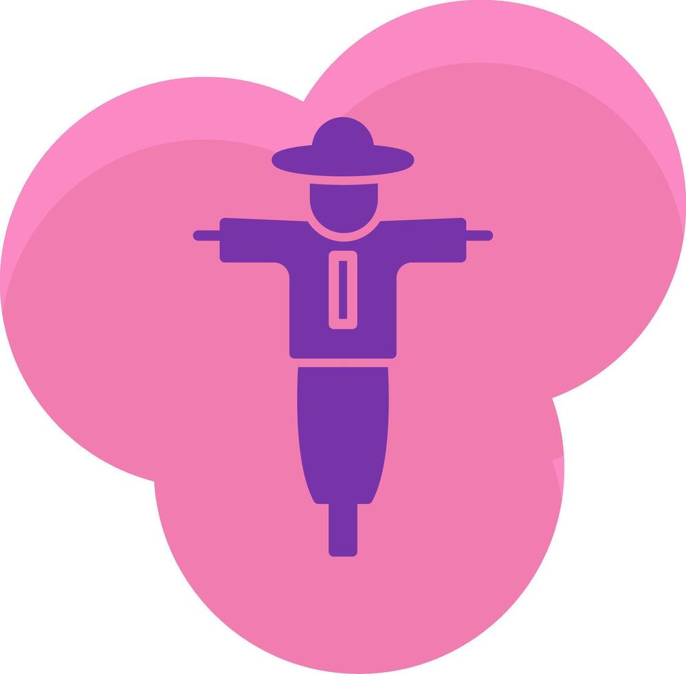 Scarecrow Icon Design Symbol vector