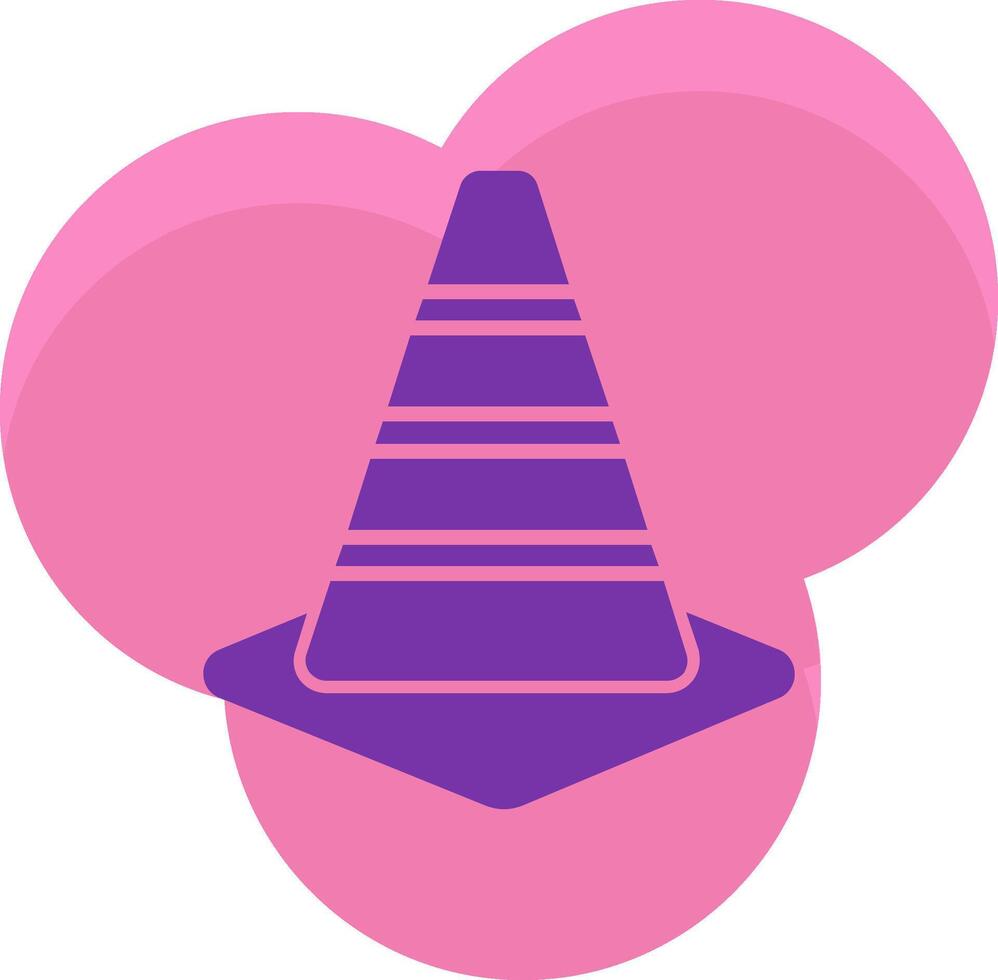 Traffic Cone Icon Design Symbol vector