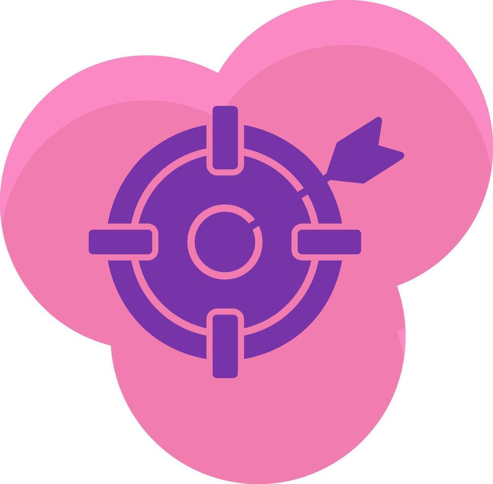 Target Icon Design Symbol vector