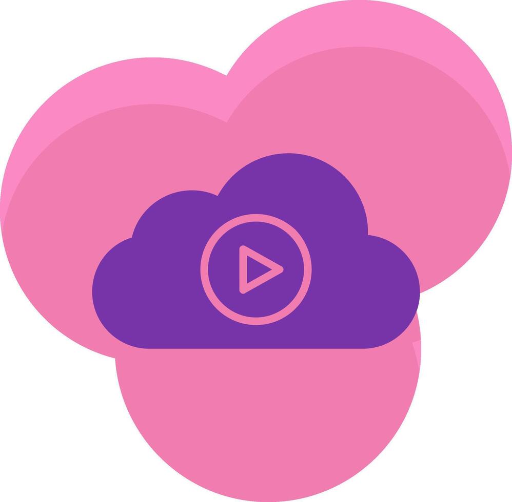 Streaming Icon Design Symbol vector