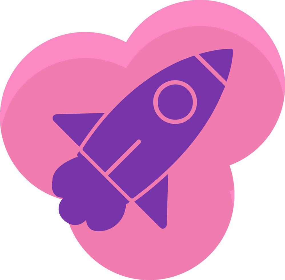 Rocket Launch Icon Design Symbol vector