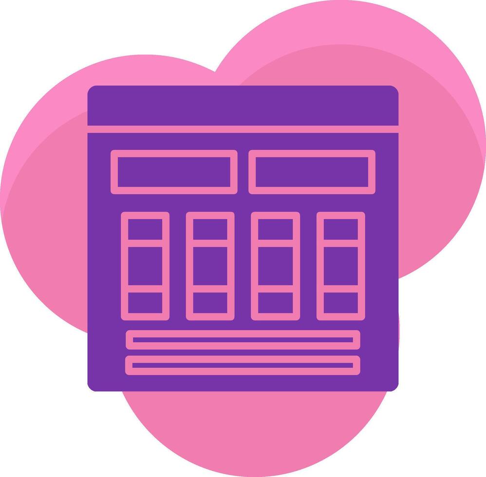 Mood Board Icon Design Symbol vector