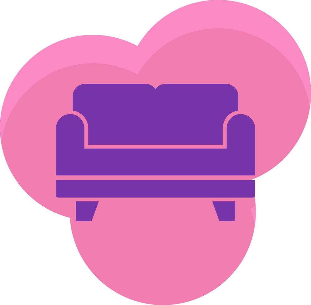 Sofa Bed Icon Design Symbol vector