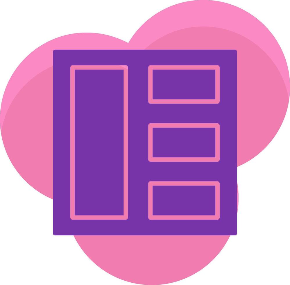 Grid Icon Design Symbol vector