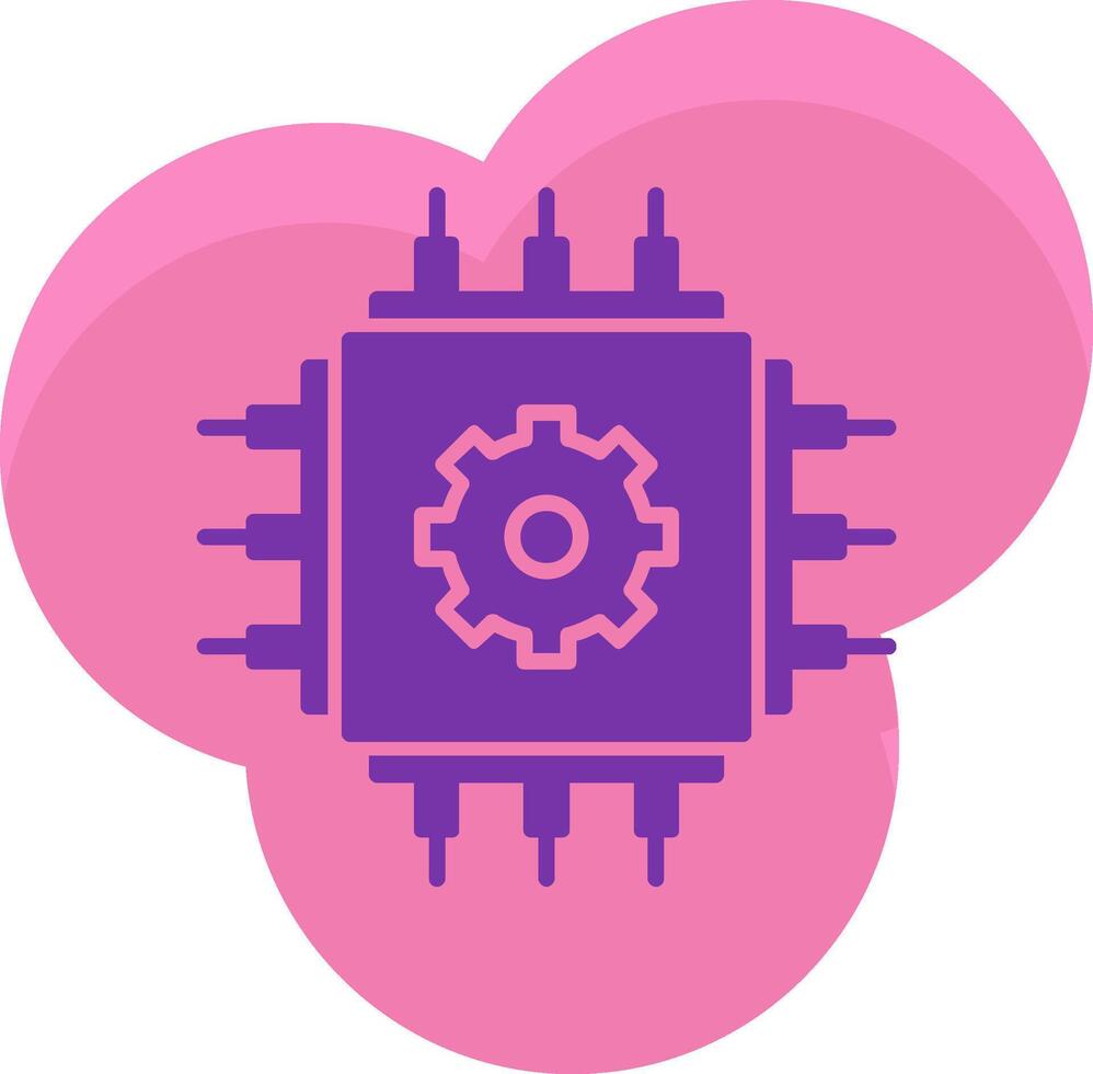 Cpu Icon Design Symbol vector