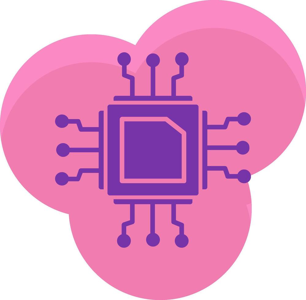 Cpu Icon Design Symbol vector
