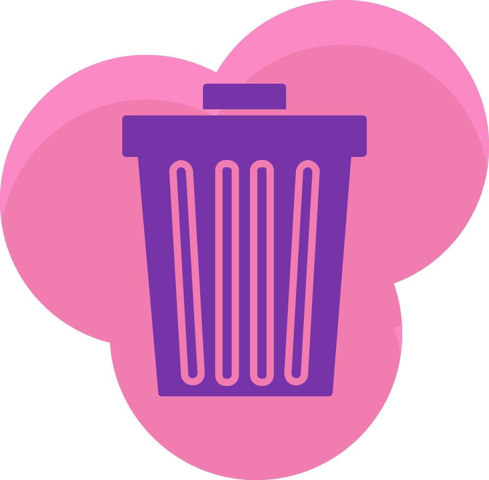 Dustbin Icon Design Symbol vector
