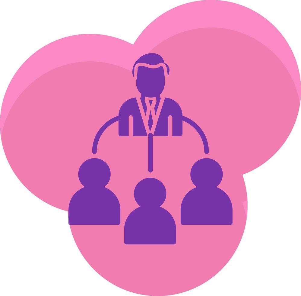 Delegate Icon Design Symbol vector
