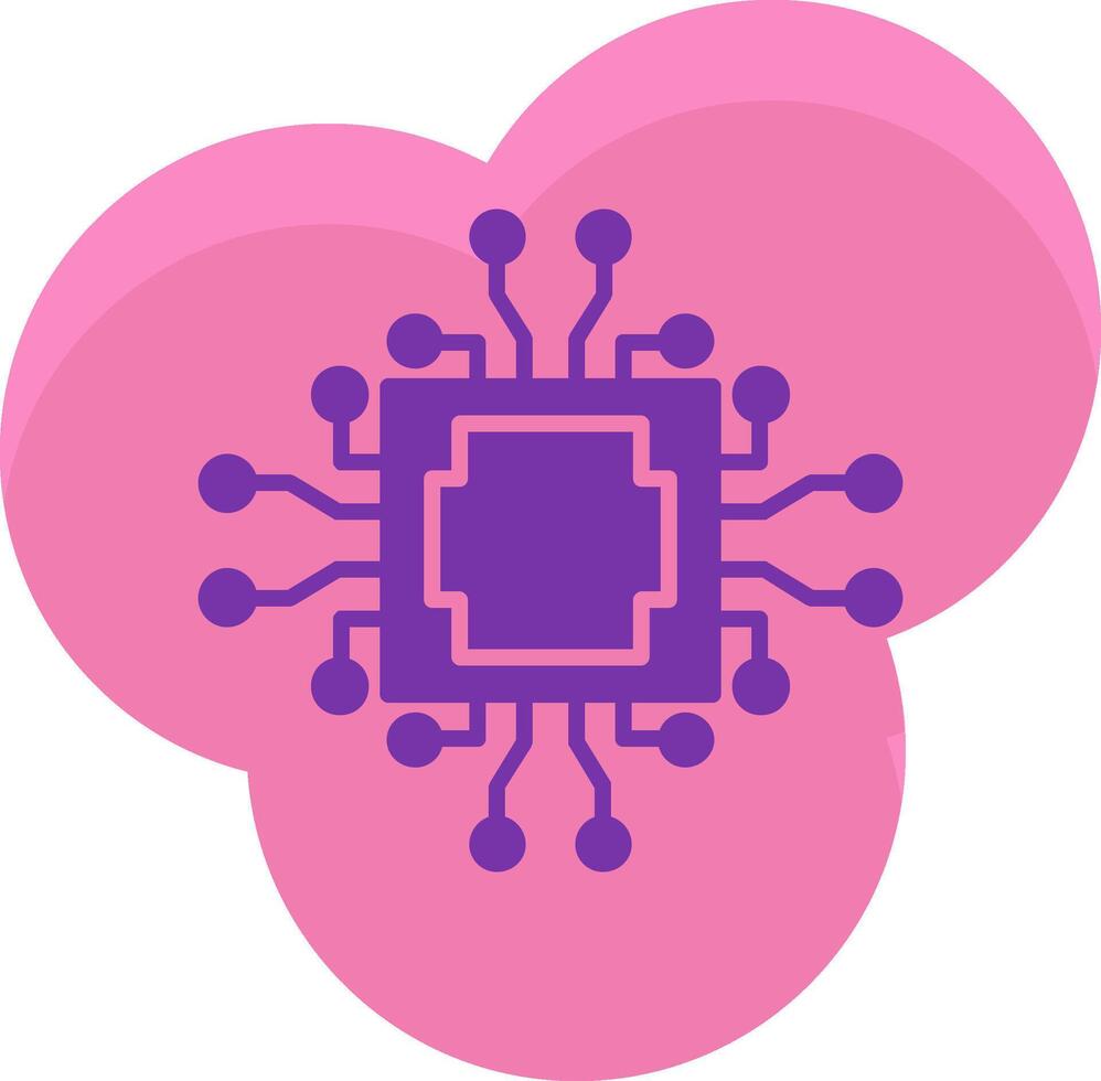 Cpu Icon Design Symbol vector