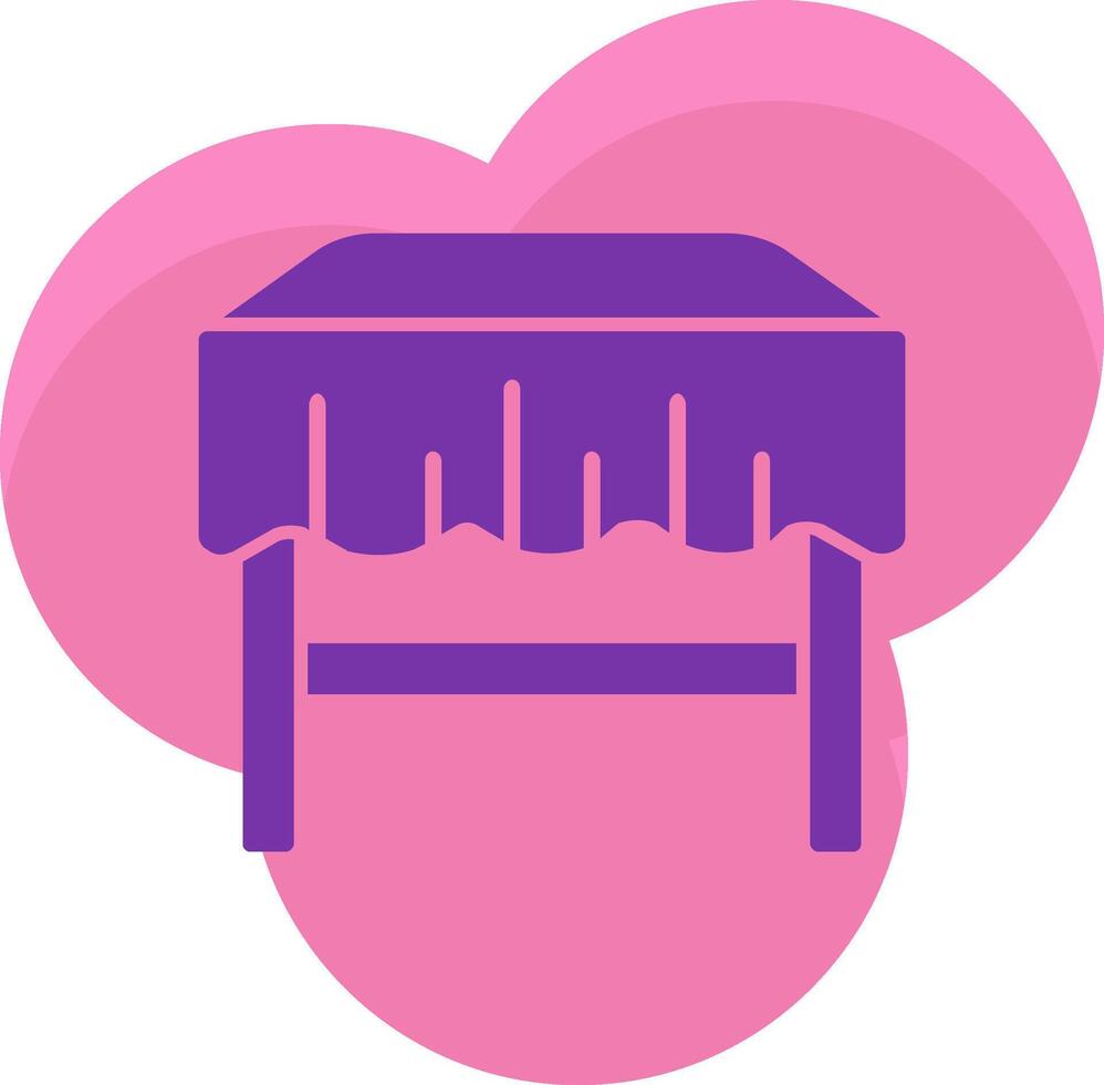 Dining Table Icon Design Symbol vector