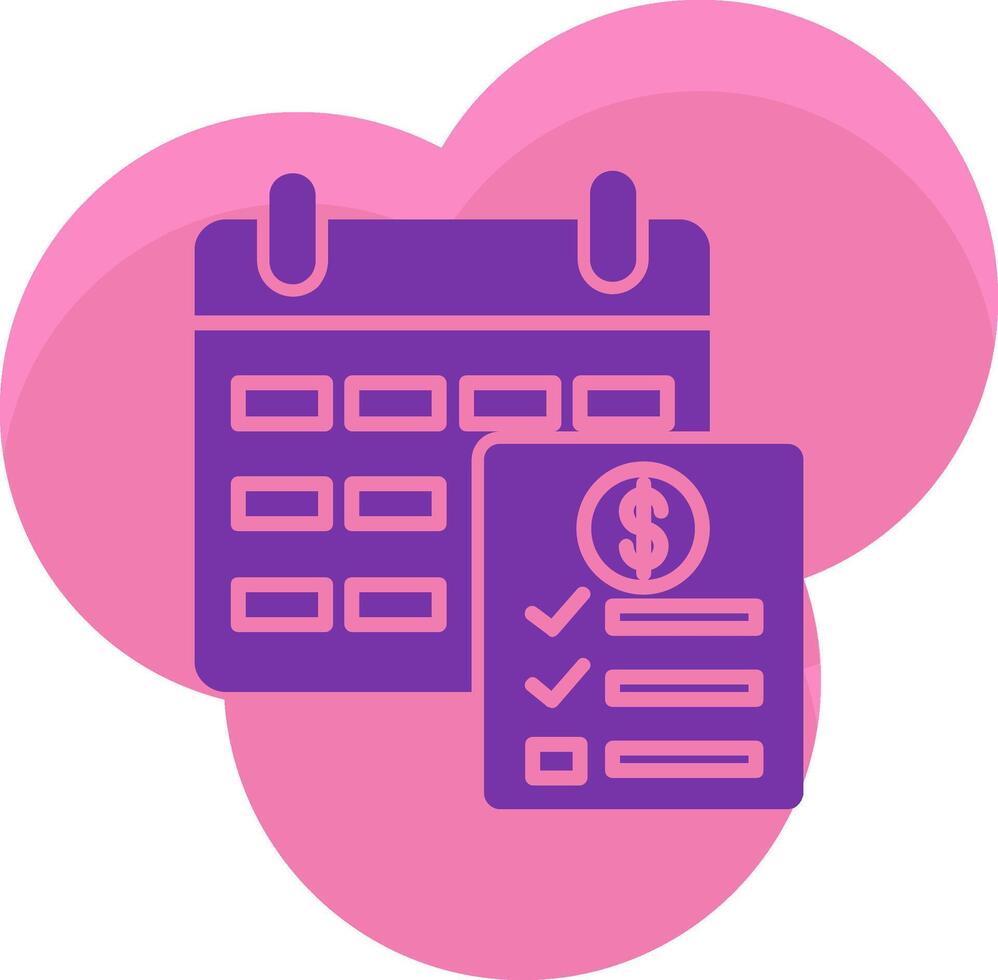 Bill Icon Design Symbol vector