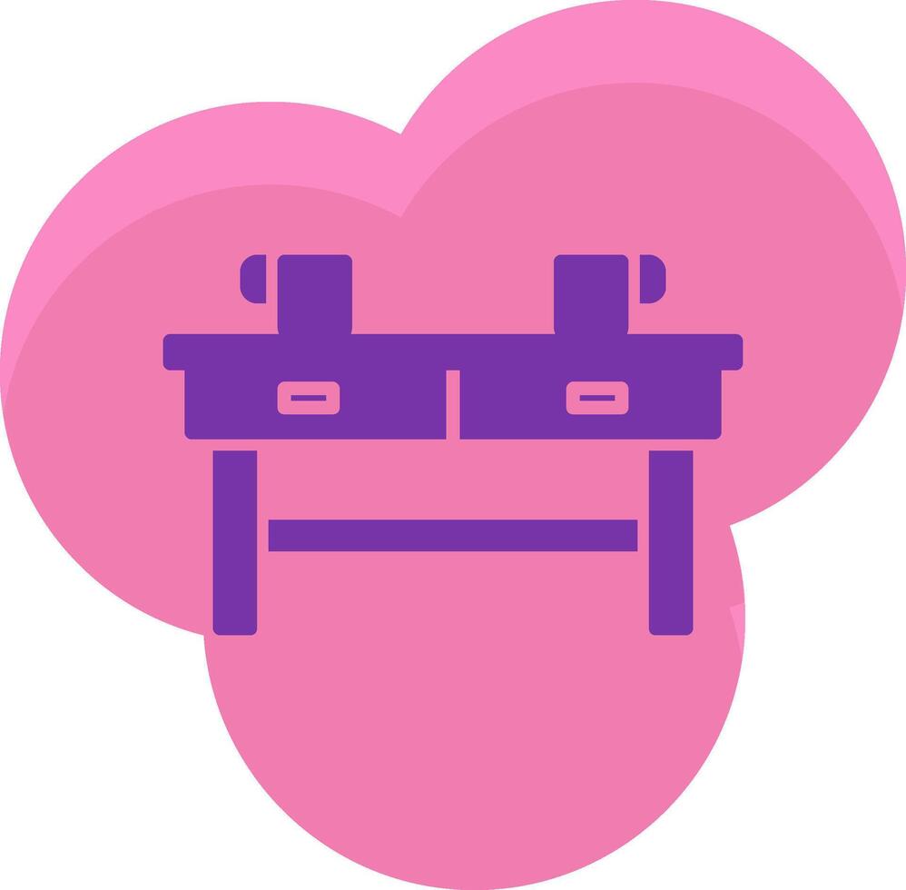 Coffee Table Icon Design Symbol vector