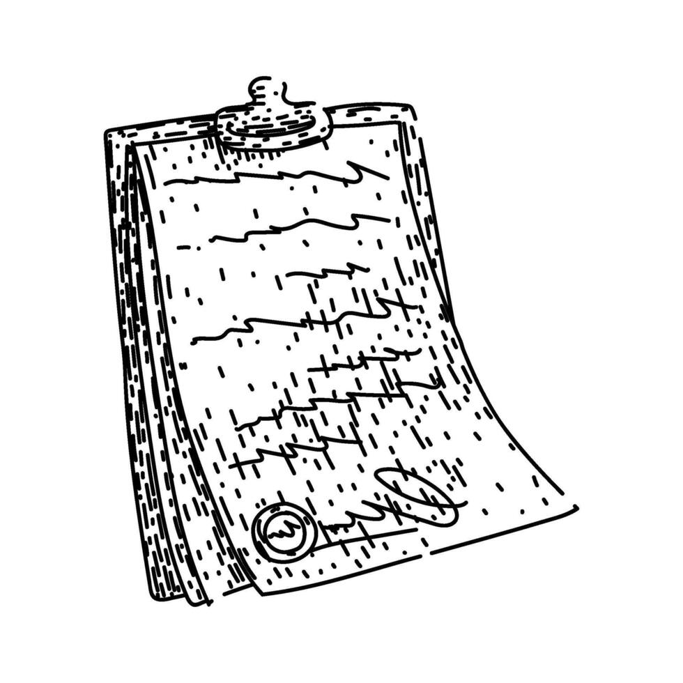 conditions contract sketch hand drawn vector