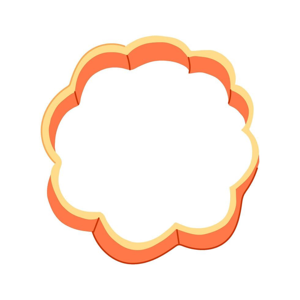 metal cookie cutter cartoon illustration vector