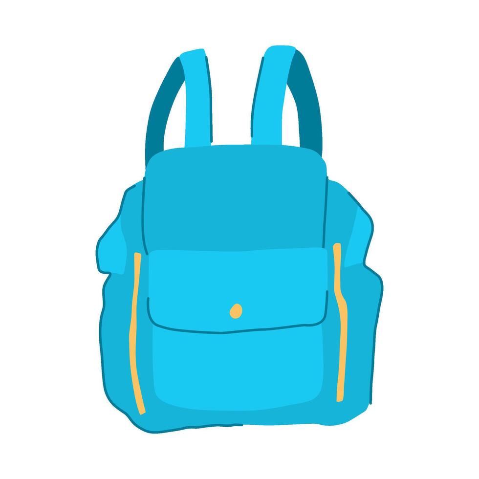 insulated diaper bag cartoon illustration vector