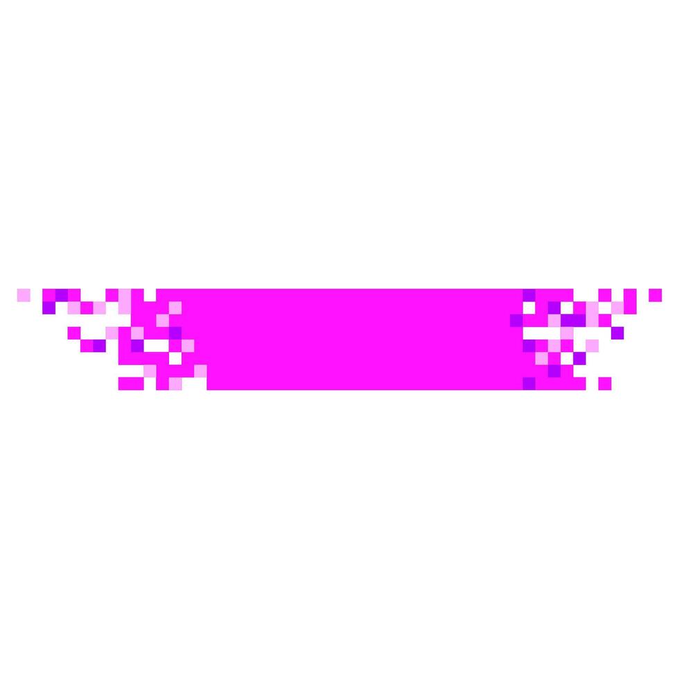 web pixel banner cartoon illustration vector