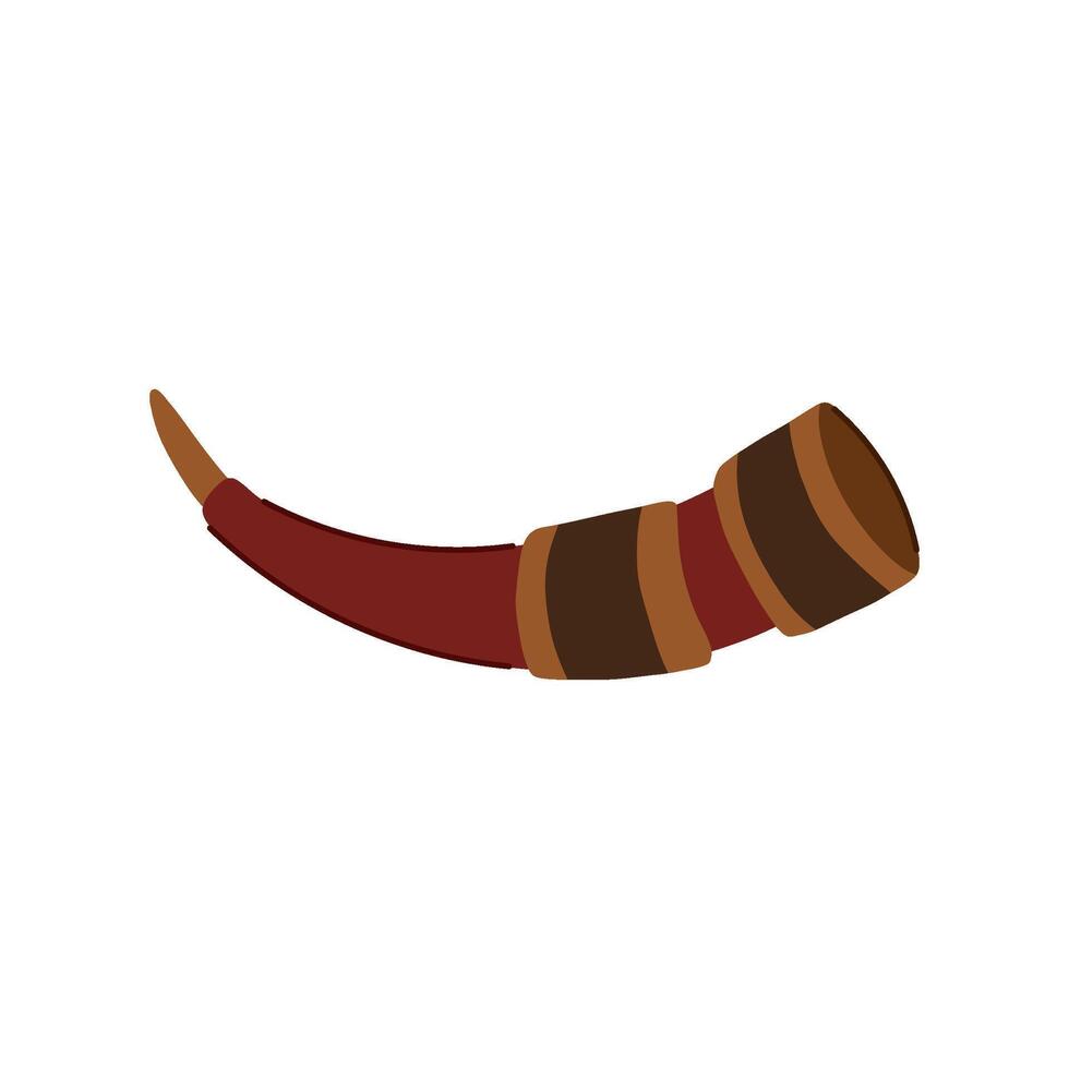helmet viking horn cartoon illustration vector