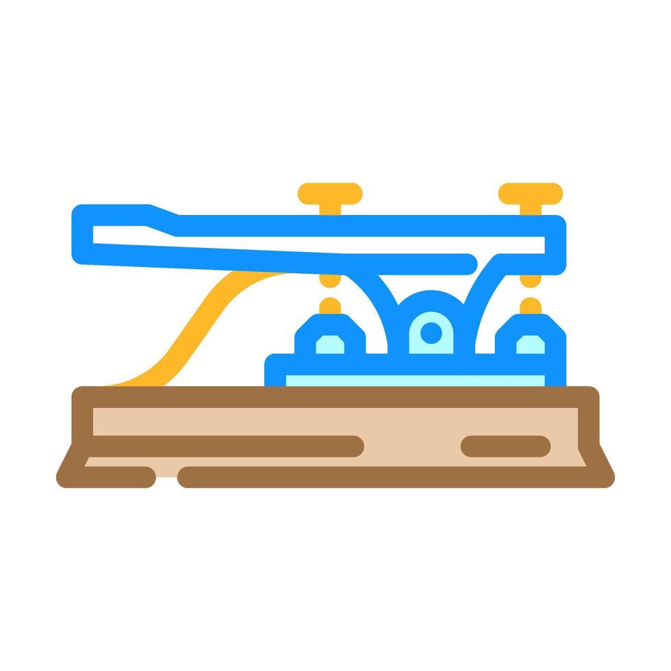 telegraph industry color icon illustration vector