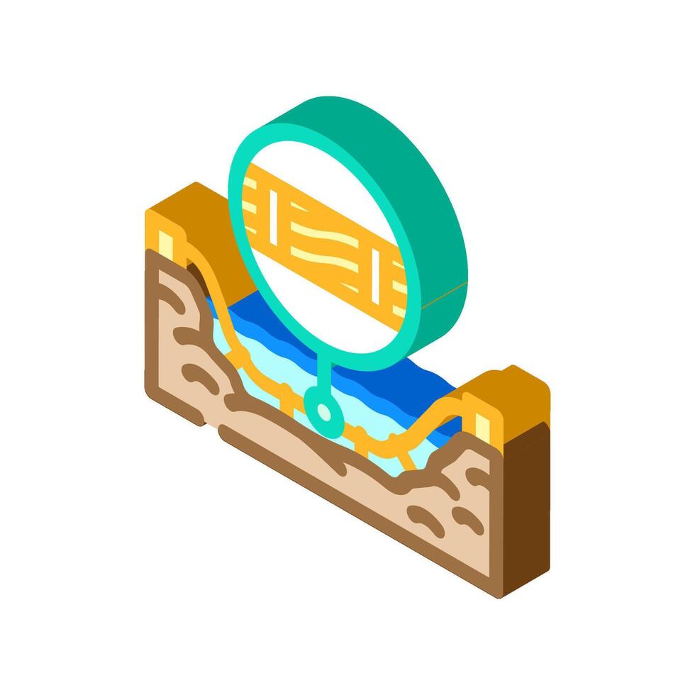 telegraph cable industry isometric icon illustration vector