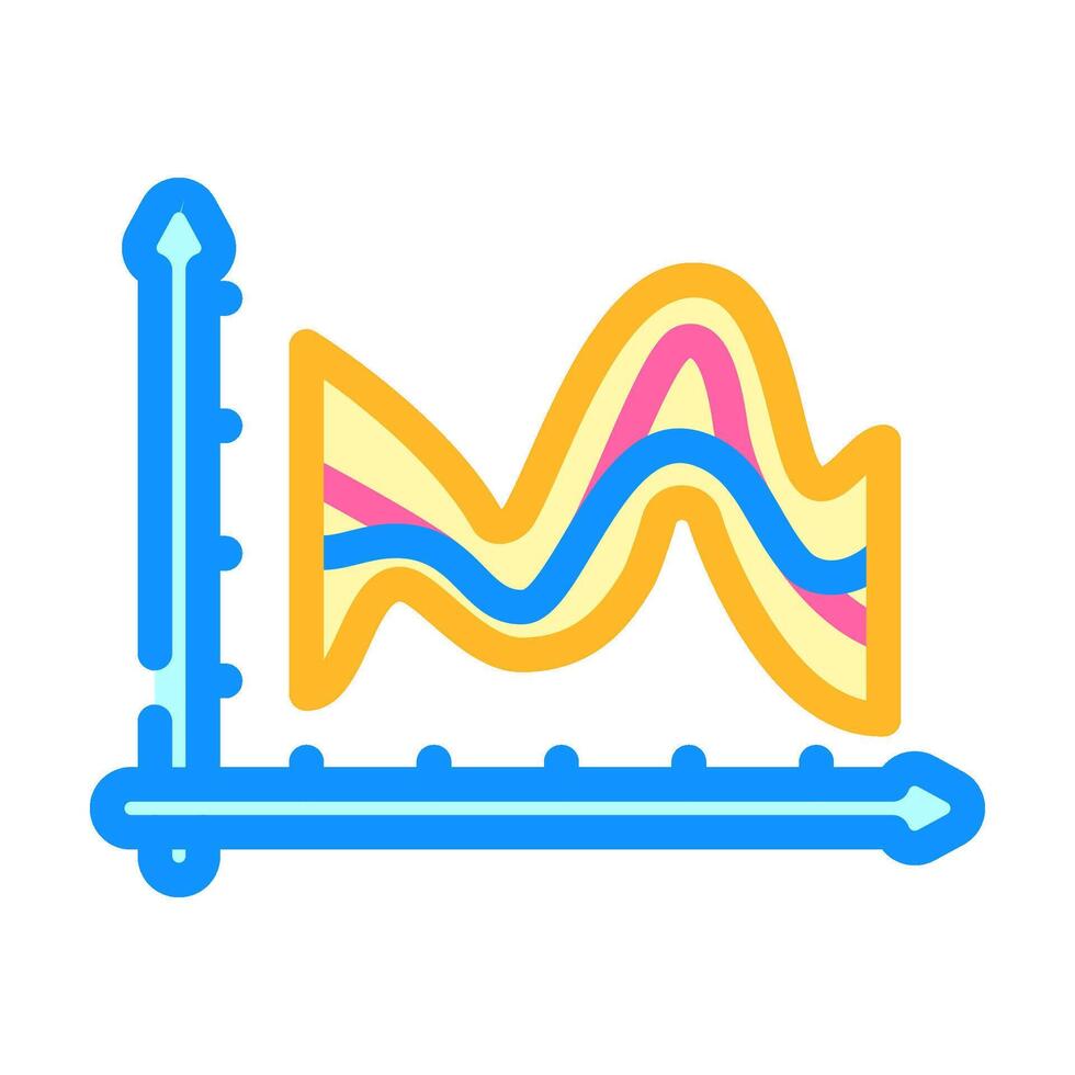 hyperparameter tuning machine learning color icon illustration vector