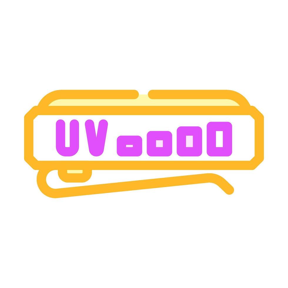 uv detector wearable color icon illustration vector