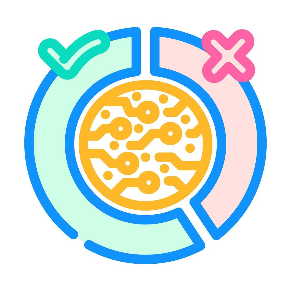 governance token decentralized application color icon illustration vector