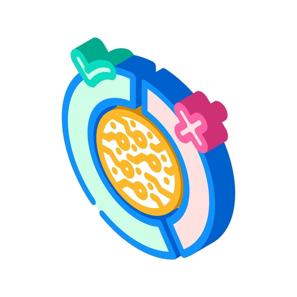 governance token decentralized application isometric icon illustration vector