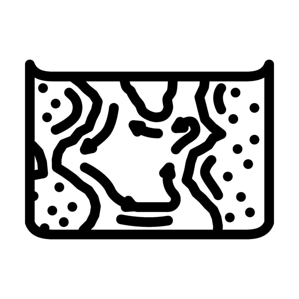 map of ocean currents world ocean line icon illustration vector