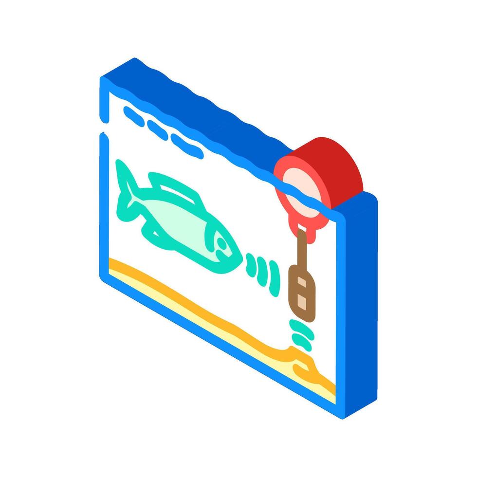 hydrophone world ocean isometric icon illustration vector
