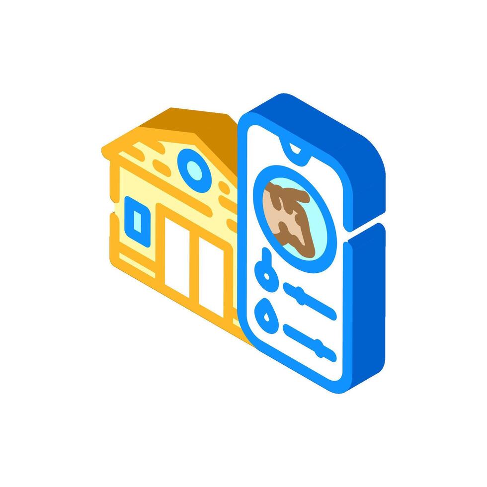 smart barn agri tech isometric icon illustration vector