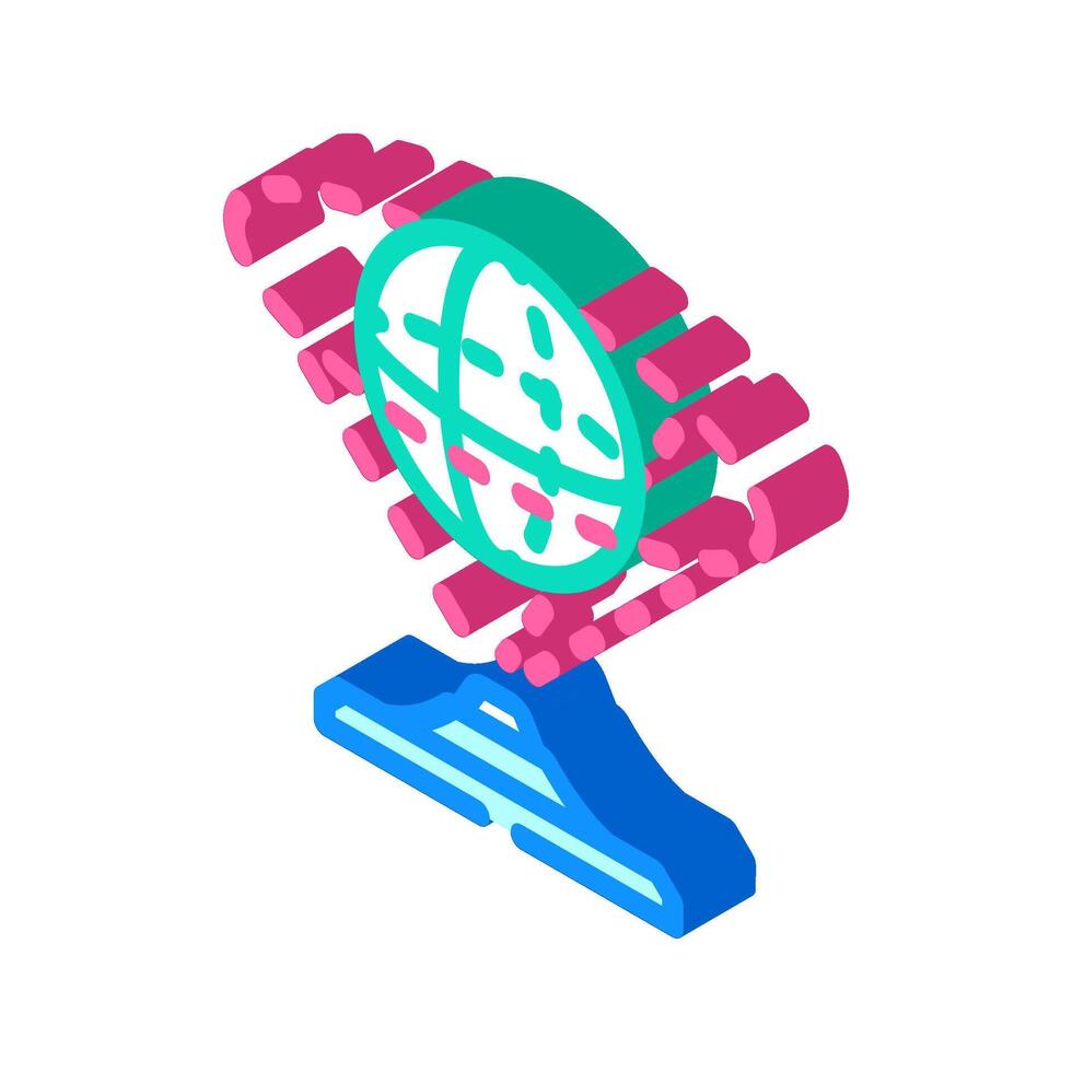 hologram augmented reality isometric icon illustration vector