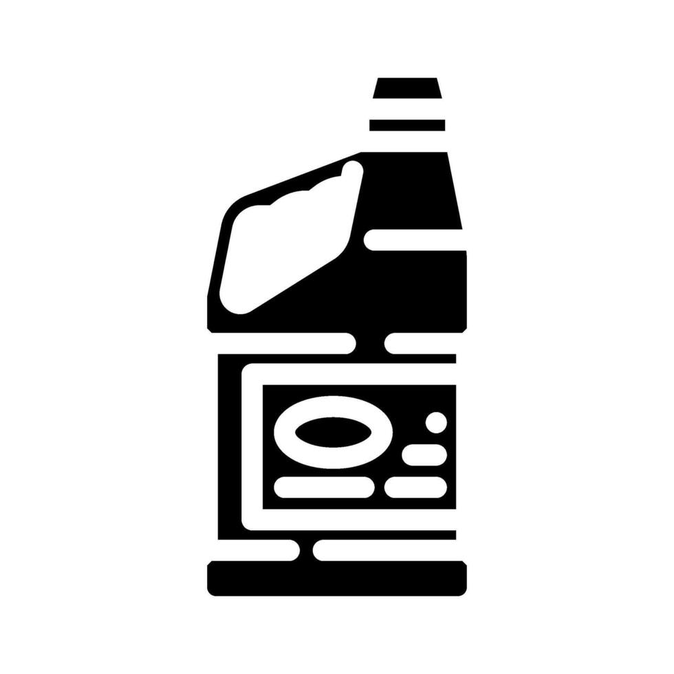 bleach bottle glyph icon illustration vector