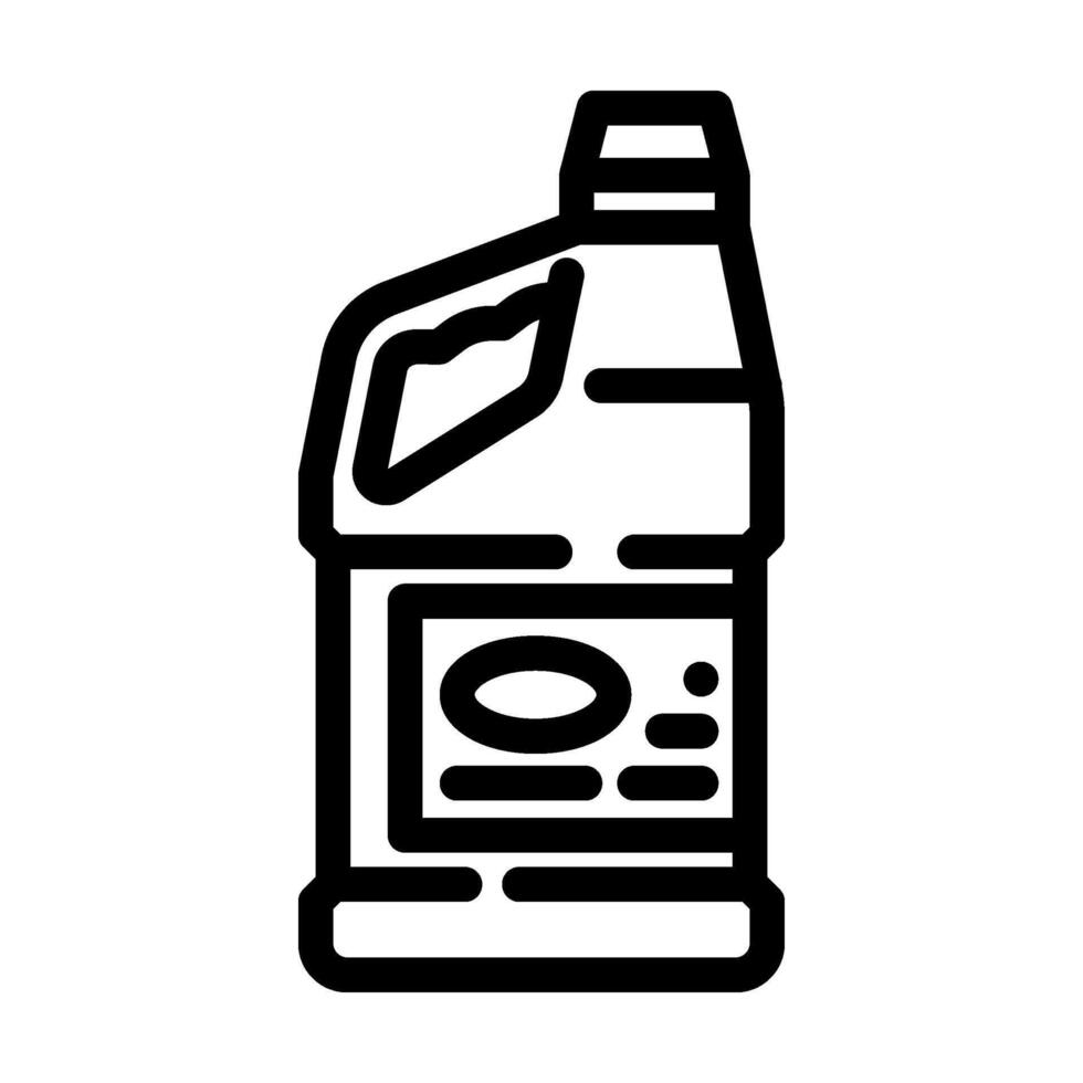 bleach bottle line icon illustration vector