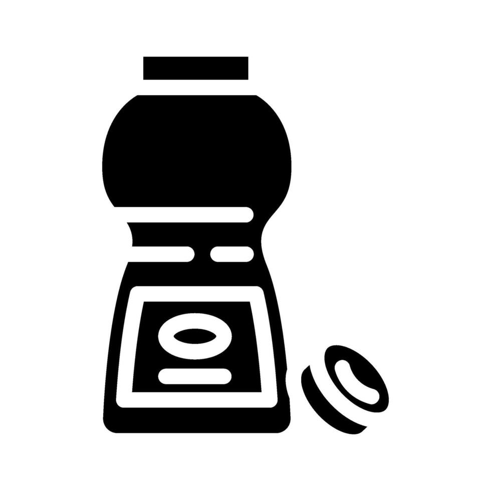 tablet bleach glyph icon illustration vector