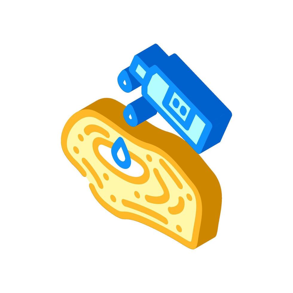 whitening bleach isometric icon illustration vector